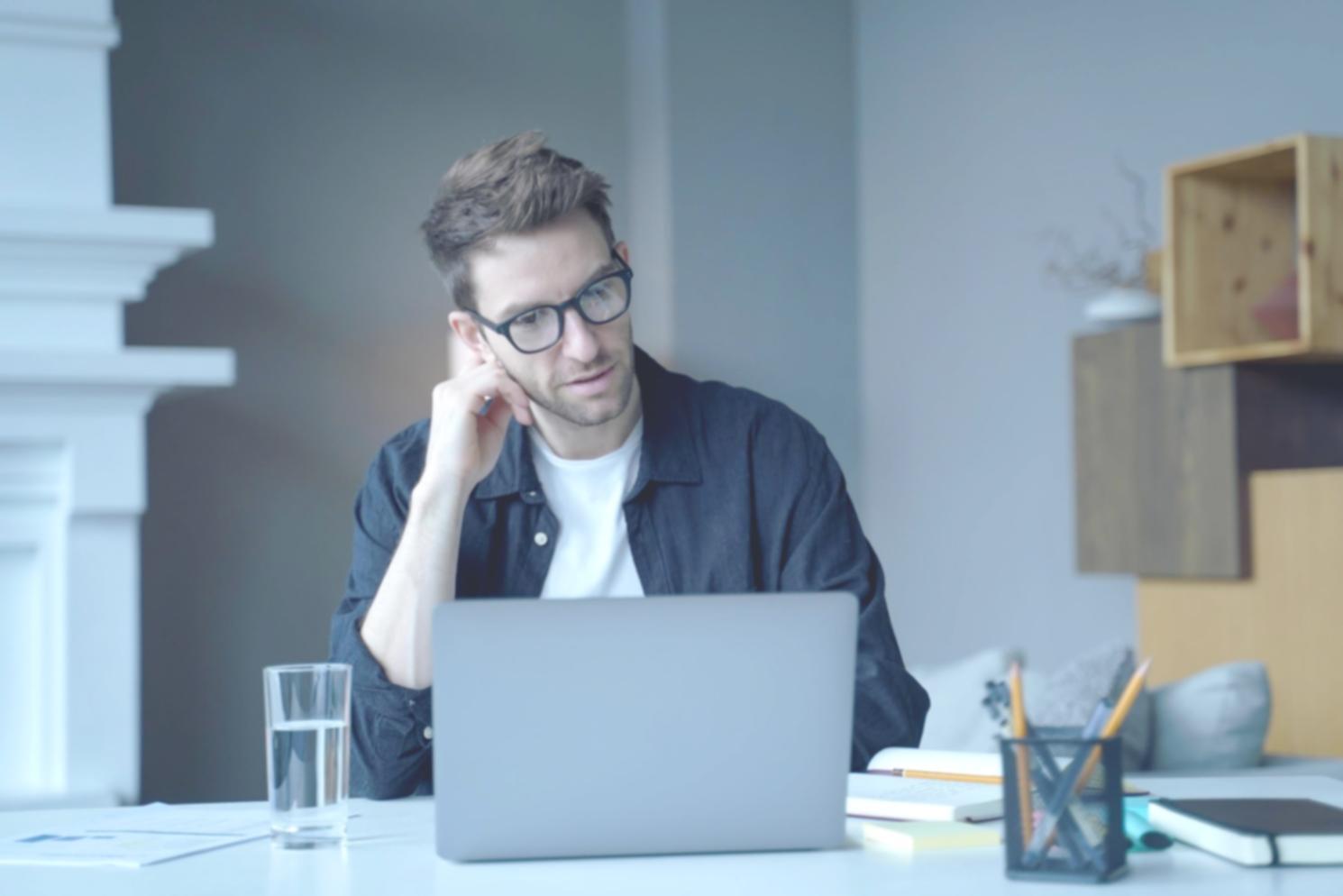 Financial planning workspace with documents and calculator